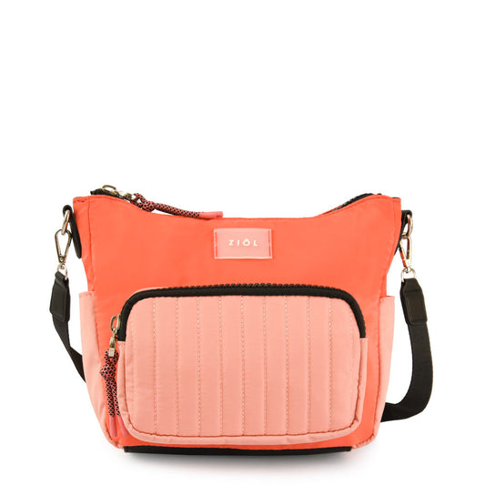 Bandolera Pradis Coral/Sandía